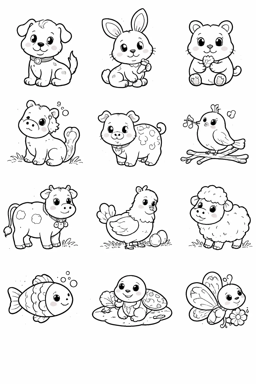 100+ hình tô màu đẹp mắt, cuốn hút