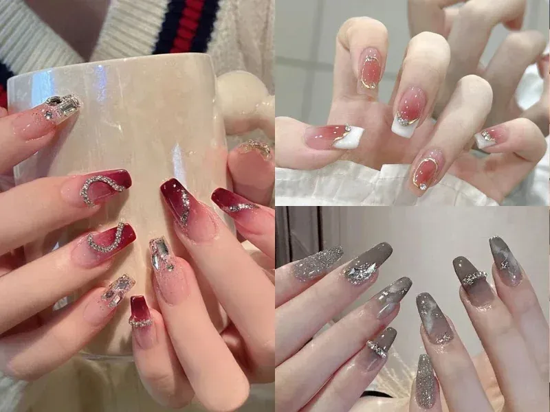 Bộ sưu tập 20+ ảnh nail cô dâu mùa cưới 2024 lung linh
