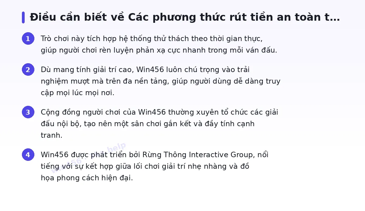 Những điều cần biết về win456