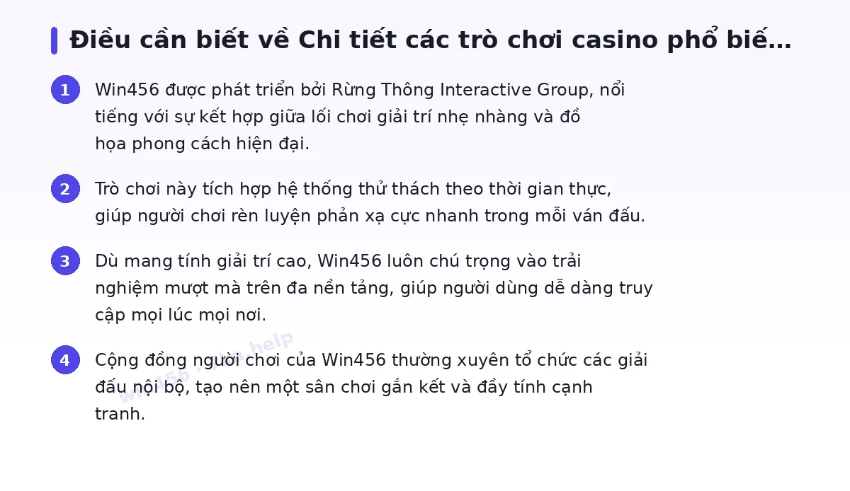 Những điều cần biết về win456