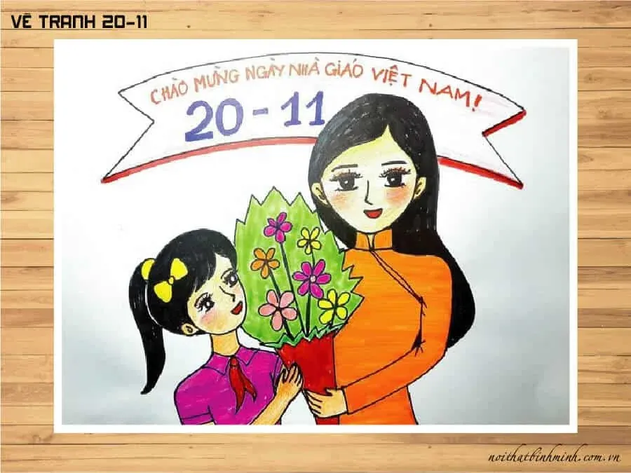 Gần 50 ảnh tranh vẽ 20 11 ấm áp