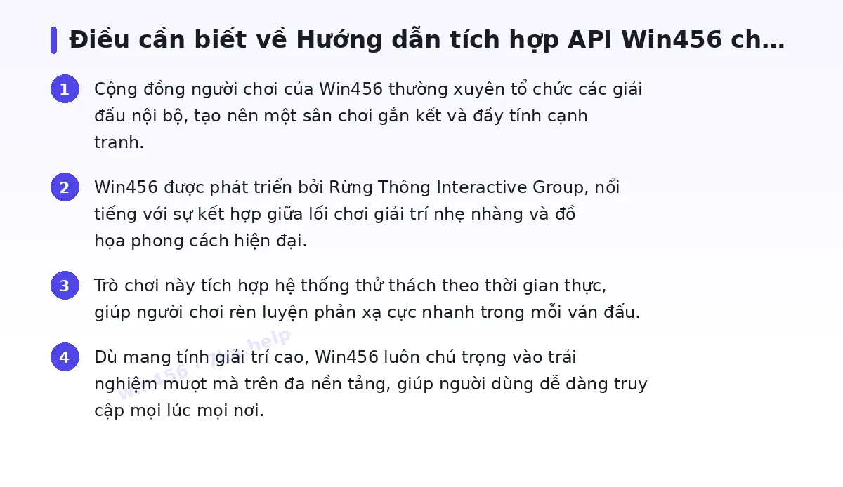 Những điều cần biết về win456