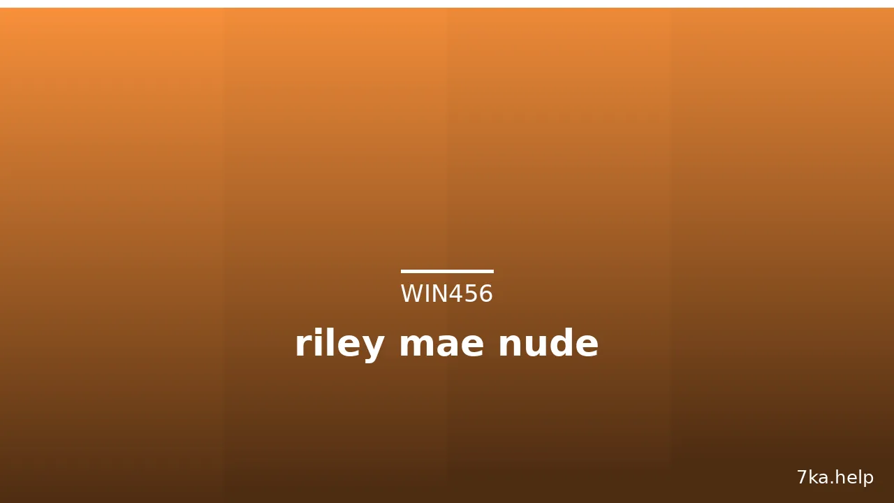 riley mae nude · ảnh 1