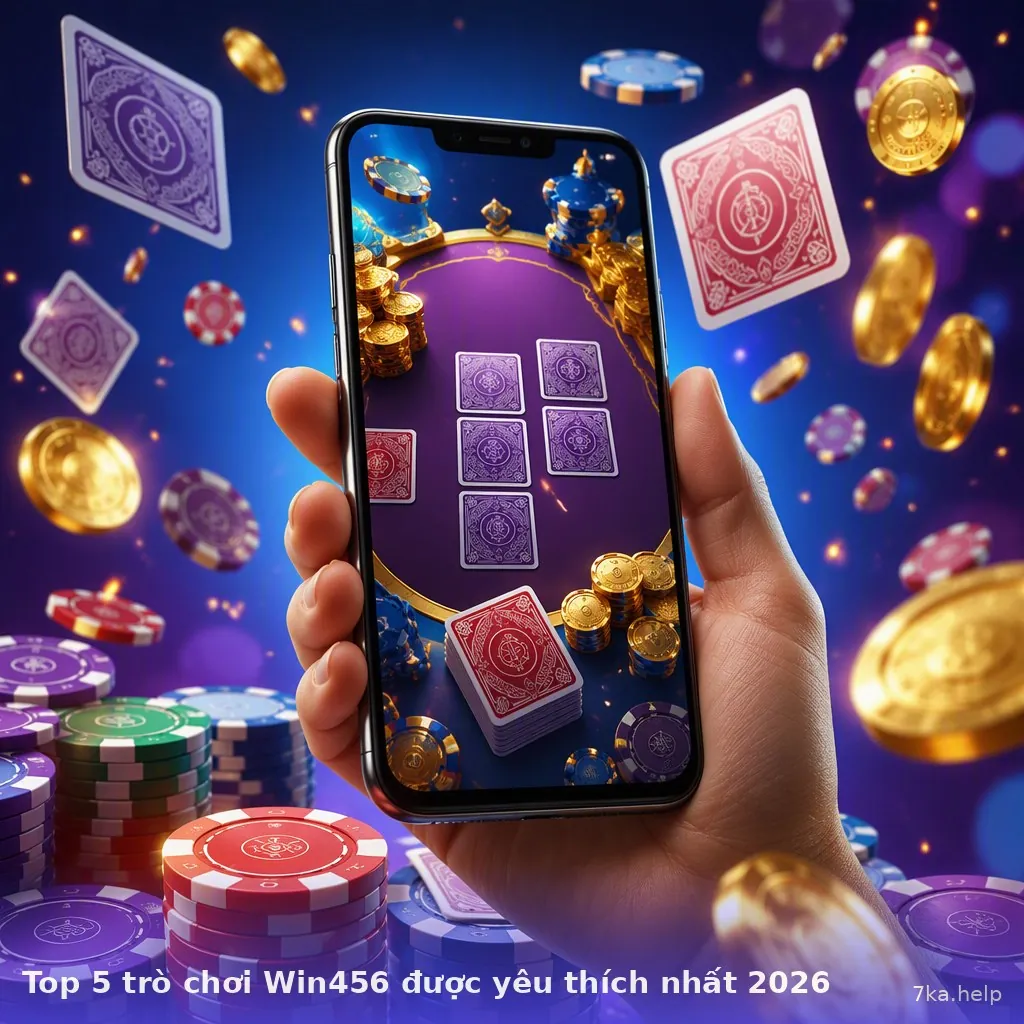 Top 5 trò chơi Win456 được yêu thích nhất 2026
